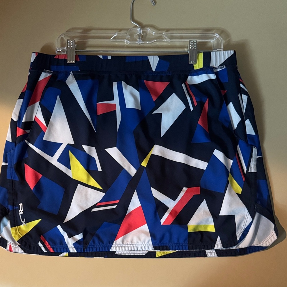 Polo RLX Geometric Patterned Skort